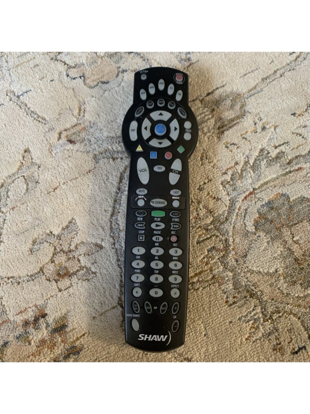 SHAW Cable Universal TV REMOTE CONTROL Model URC URC 1056B03, Tested & Great